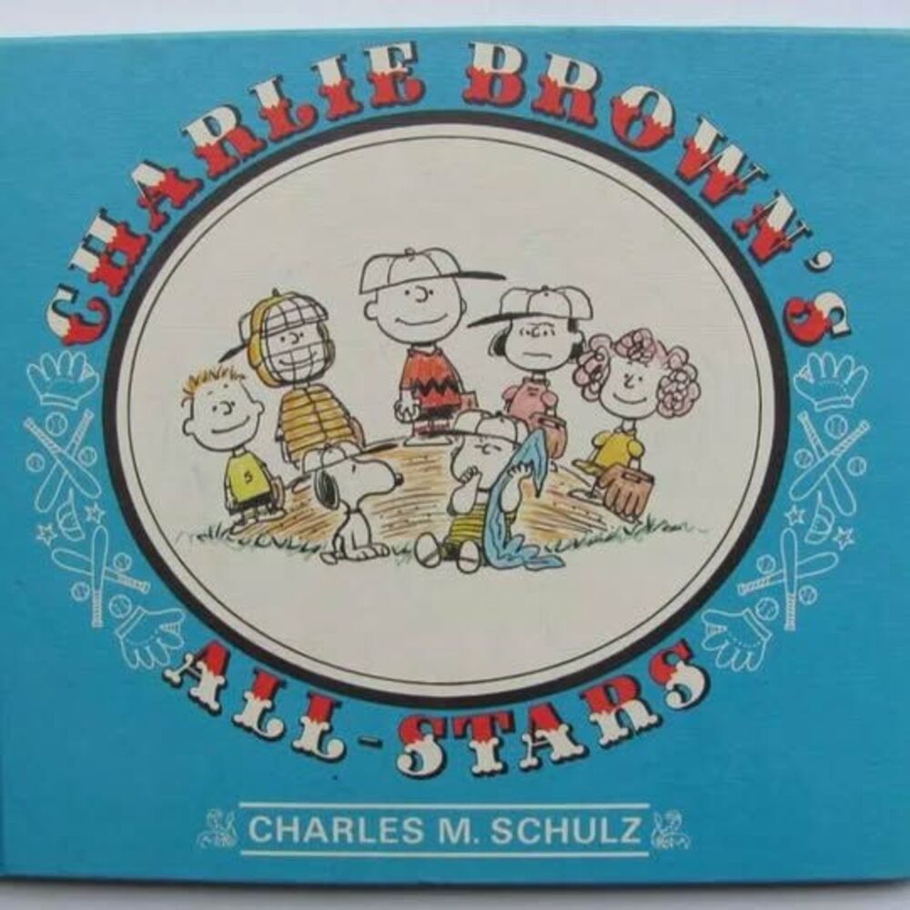 1st Edition Charlie Brown All-Stars Book By Charles M Schulz Peanuts Baseball